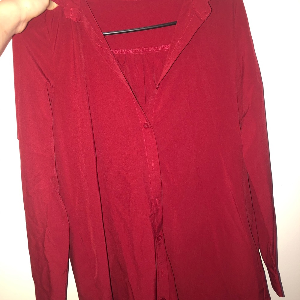 button up blouse dress